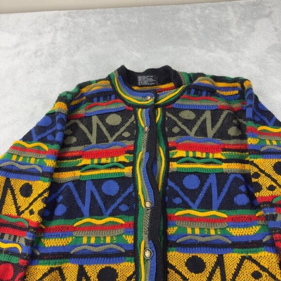 COOGI Australia Retro Wool Cardigan Women’s Size XL - Picture 7 of 16